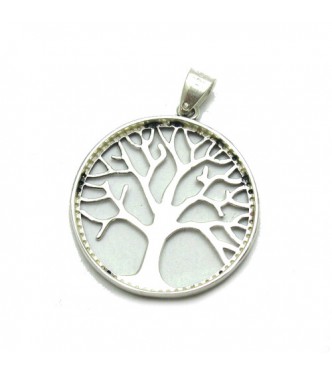 PE001213 Sterling silver pendant Tree of life Solid 925 Charm EMPRESS